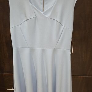 Calvin Klein Collection Light Blue Midi Dress